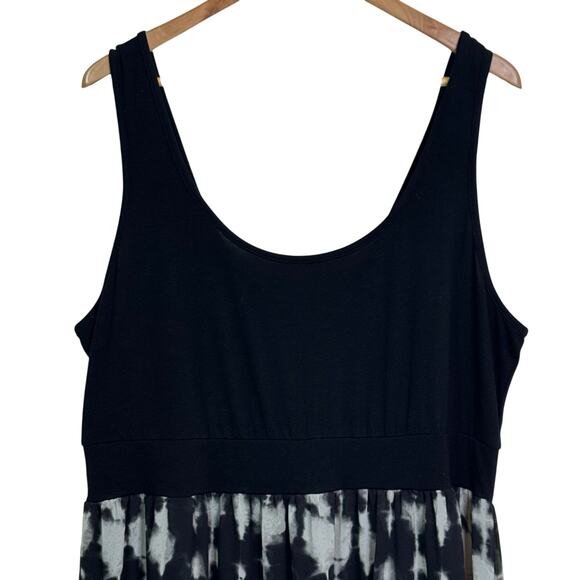 Torrid Size 2 2X 18-20 Tie Dye Chiffon Skirt Knit Top Maxi Dress - Picture 3 of 10